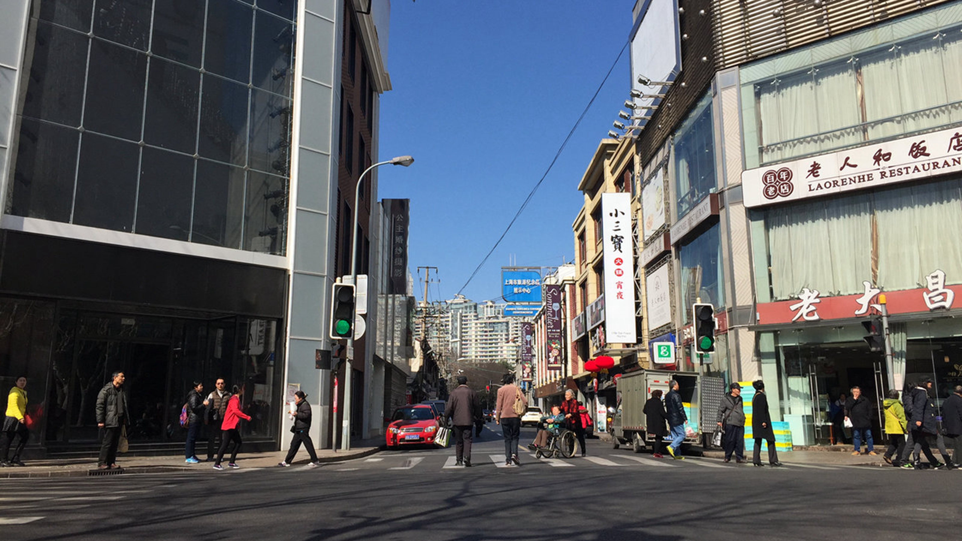淮海中路成都南路交叉口