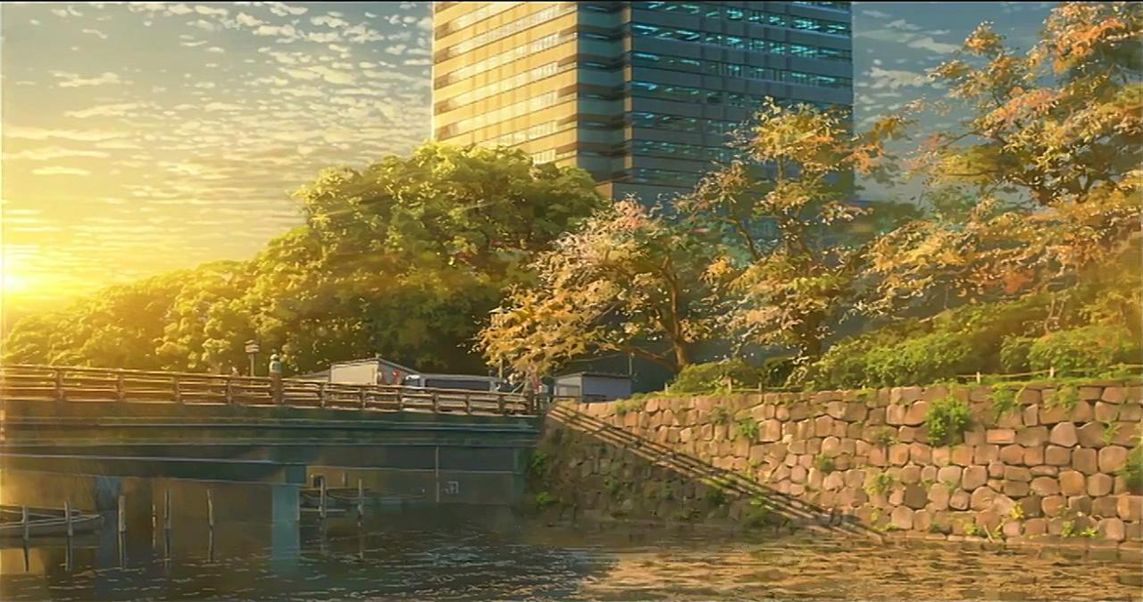泷和奥寺走过的桥