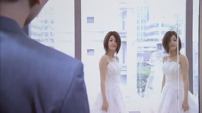 程又青试婚纱