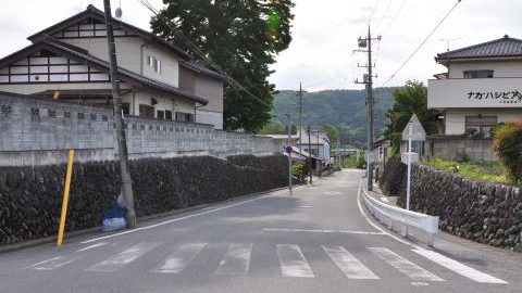 定林寺南侧坡道口