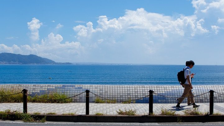 134国道稻村崎东段步道