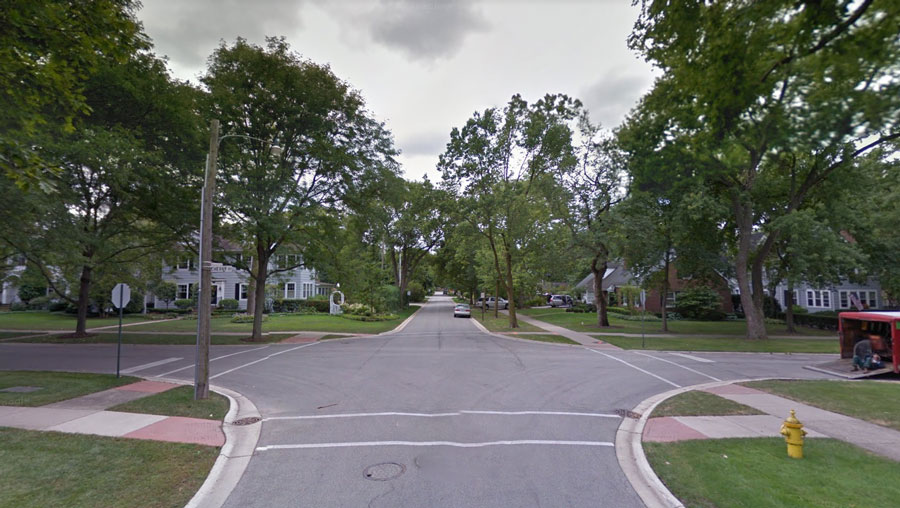 格伦戴尔大道与樱桃树街交叉口