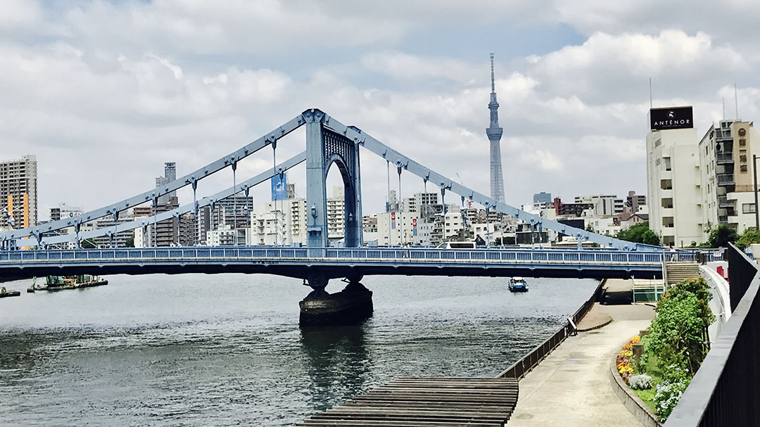 清洲桥北侧河堤