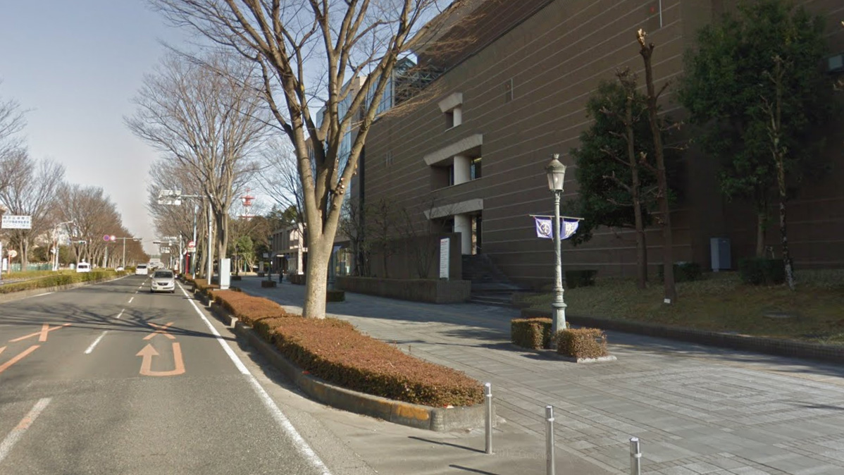 所泽市民文化音乐厅北面道路