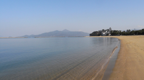 唐津城西海滩