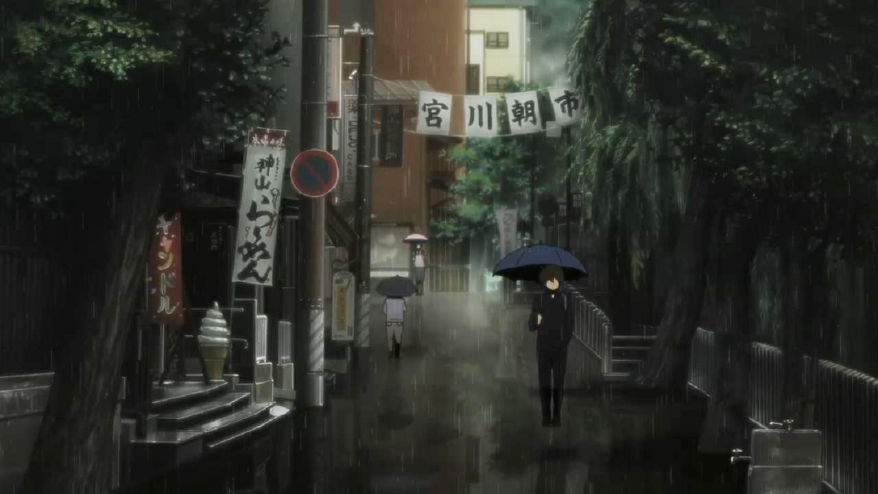 雨中朝市