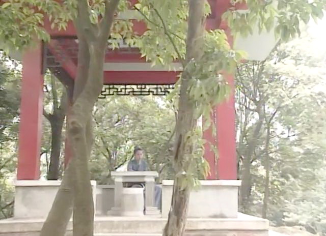 断桥相会前许仙坐的亭子