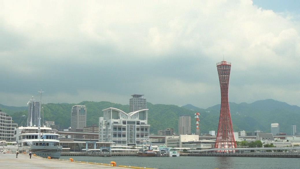 神户港空镜