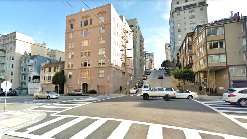 百老汇街与拉古那街交叉口