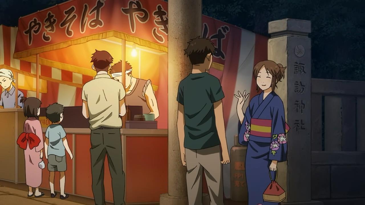 椿和齐藤参加祭典