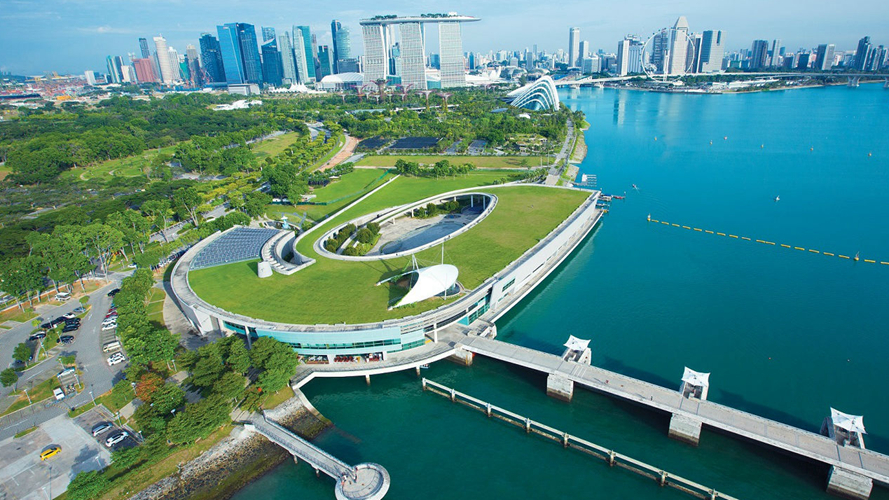 新加坡滨海堤坝