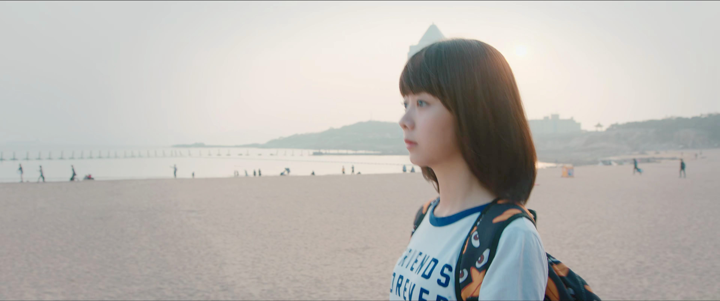 耿耿余淮的海滩