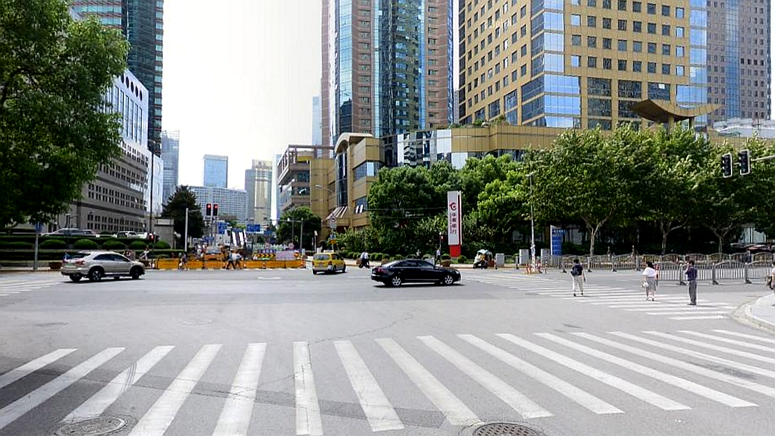 浦东南路与东城路交叉口