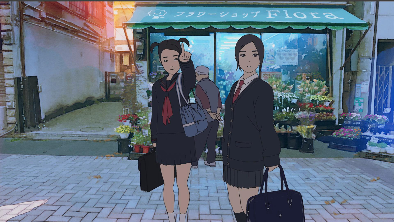 书店对面花店