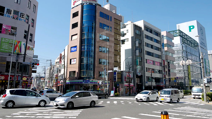 冈野十字路口
