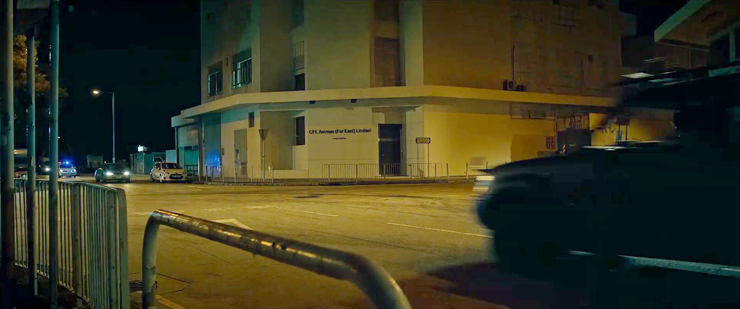 警方追击匪徒