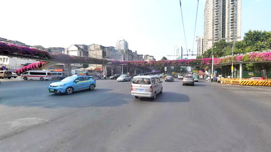 解放中路与惠福西路交叉口