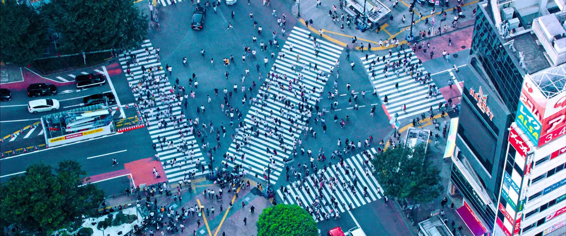 涩谷十字路口