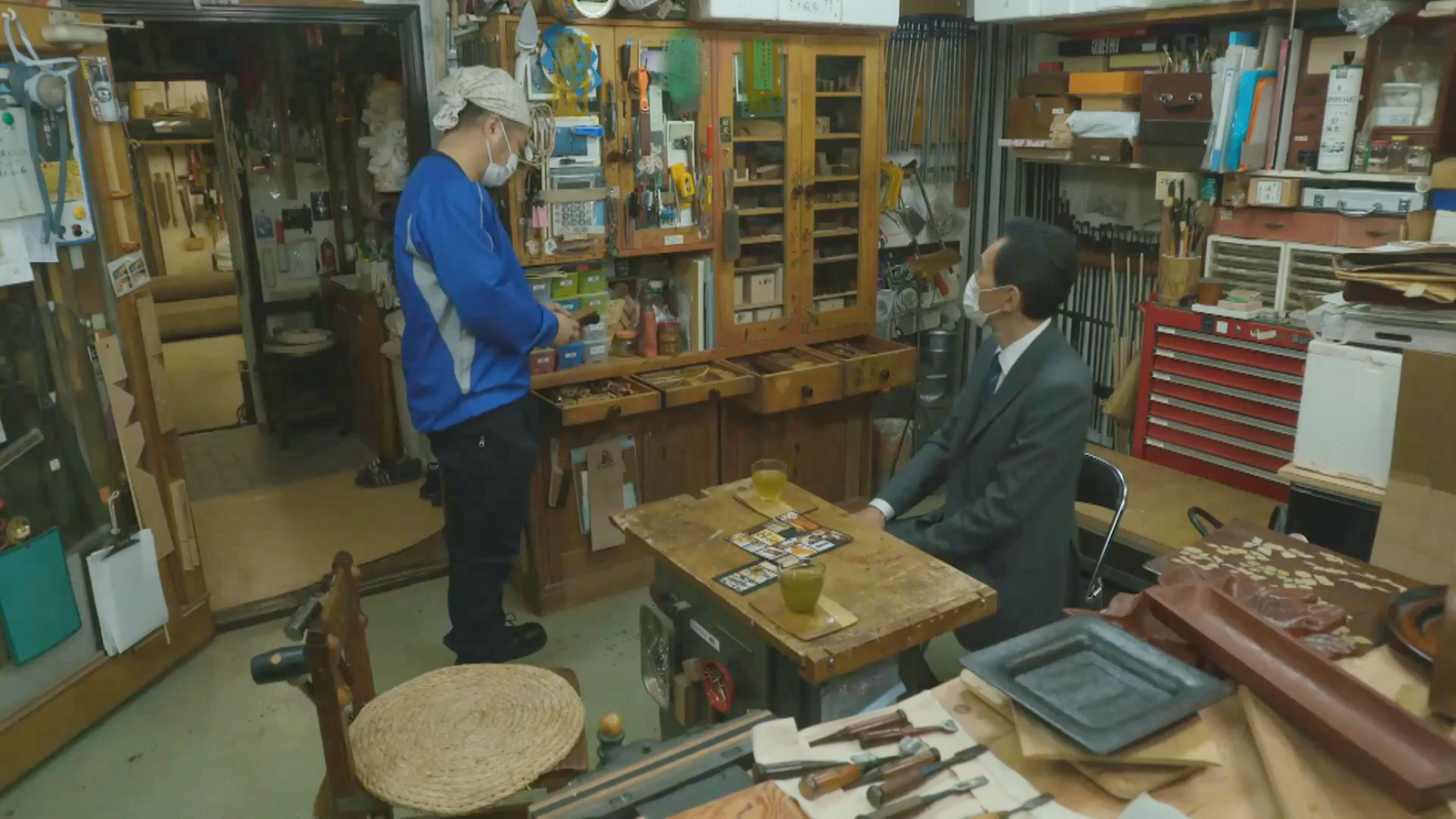 五郎拜访工作室