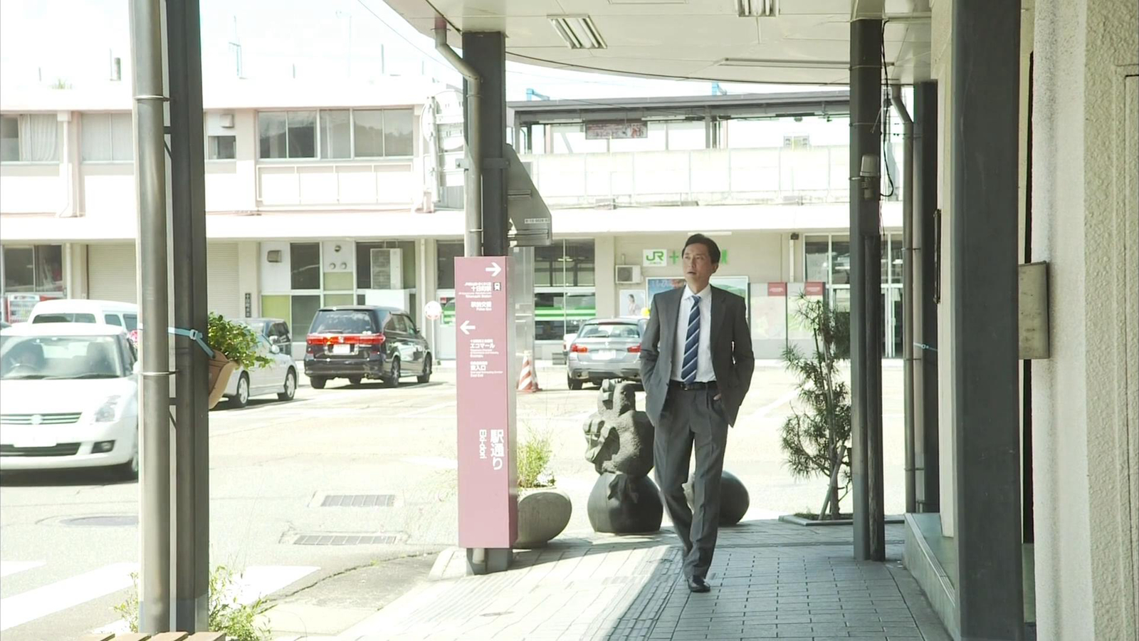 五郎散步