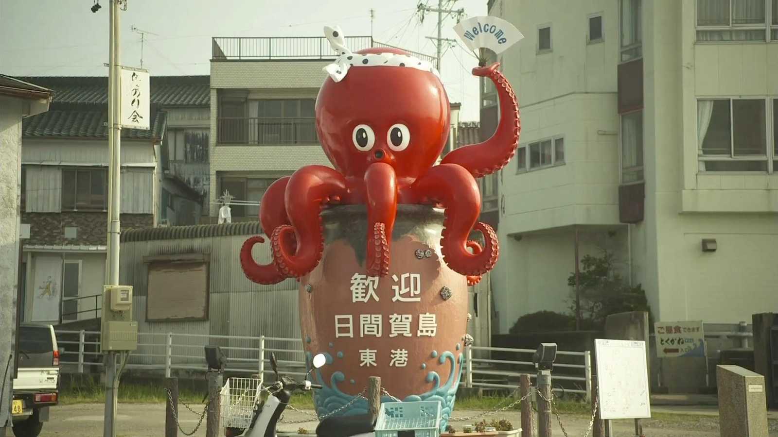 大章鱼雕像