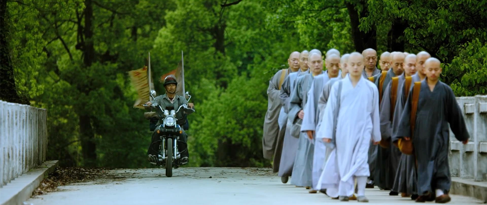 路遇僧人