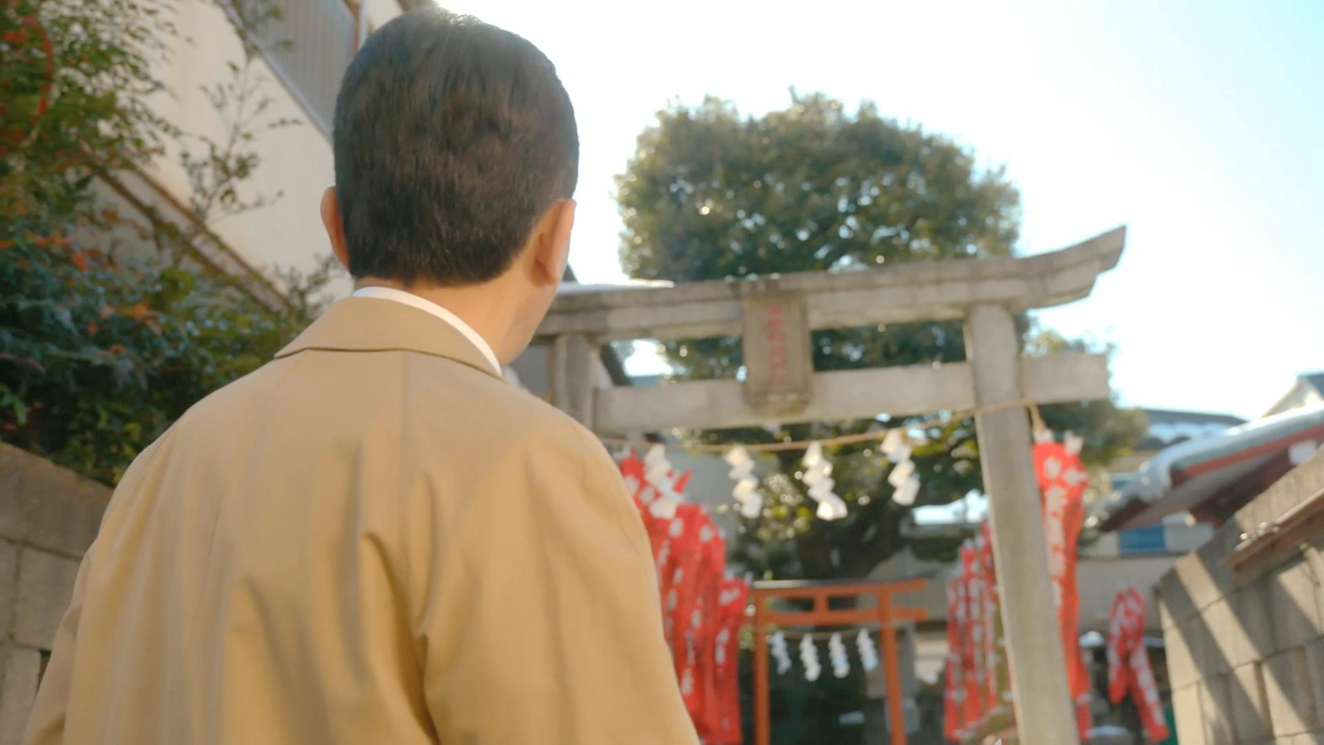 五郎探路过神社