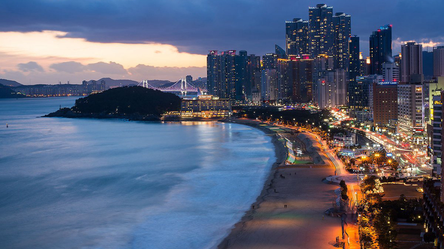 海云台海滩