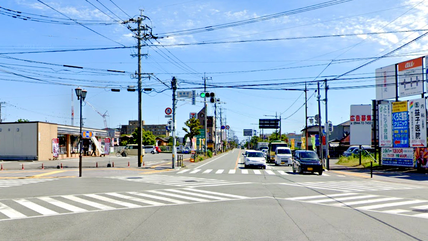 城南町十字路口