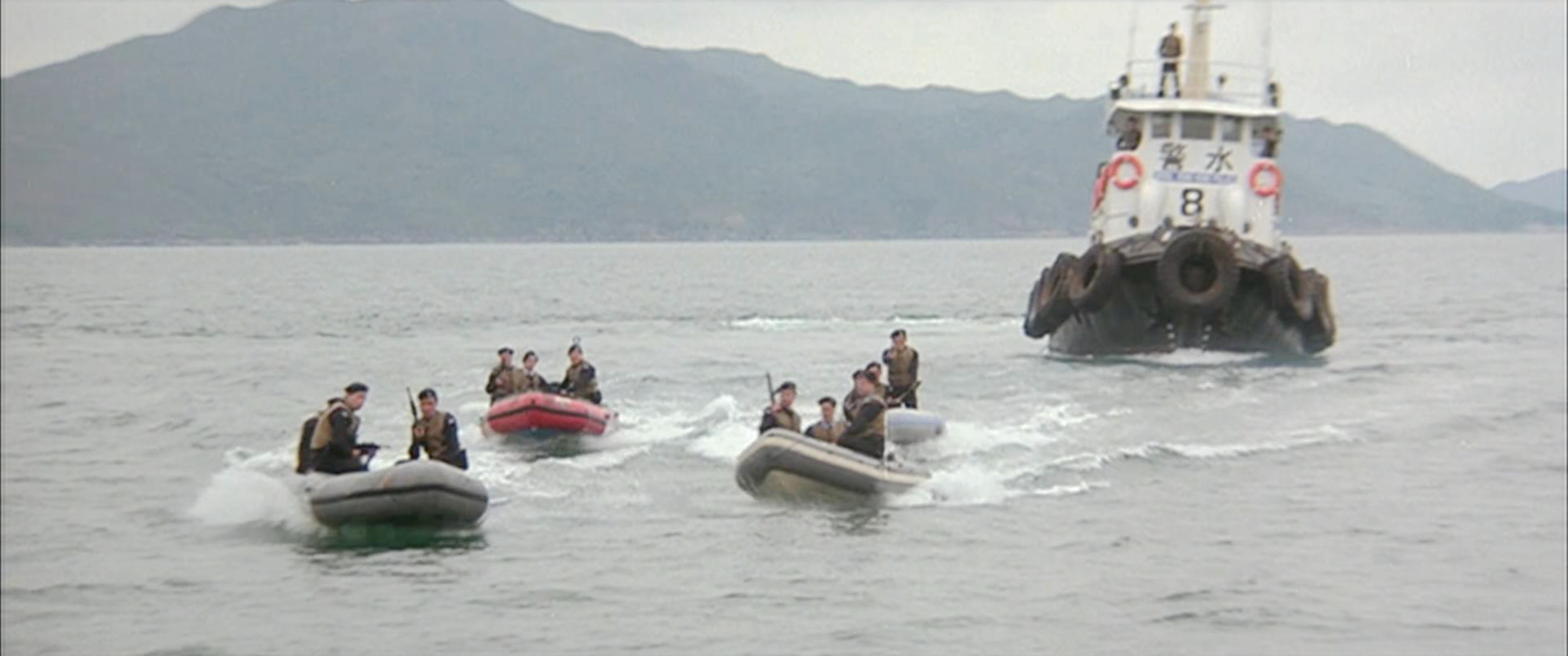 豹哥冲破水警防线