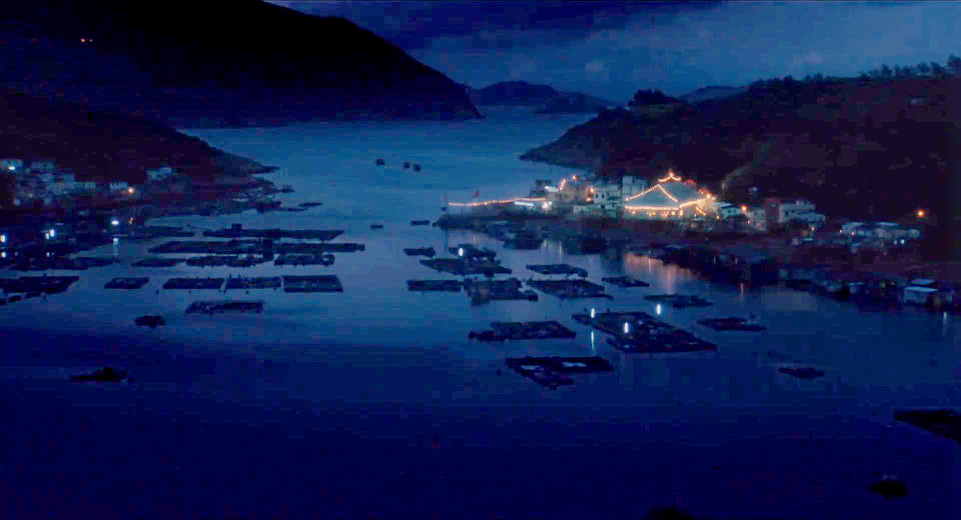 渔村夜景