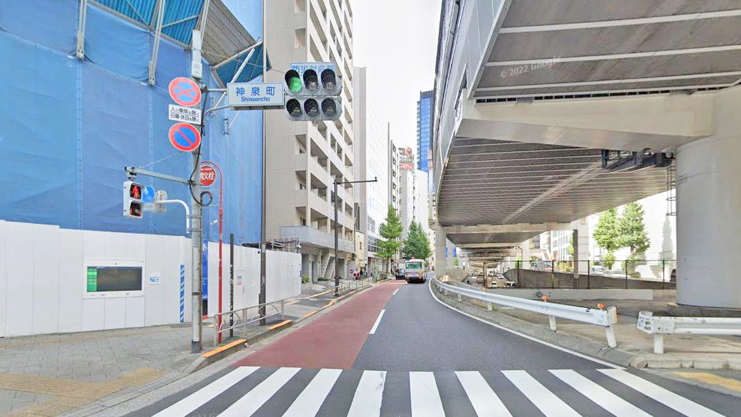 神泉町路口