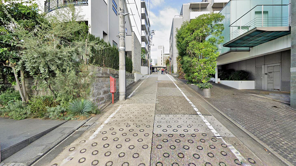 青叶台4丁目2番4号街道
