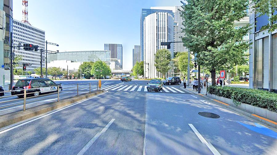 外堀大道与铁匠桥街交叉口