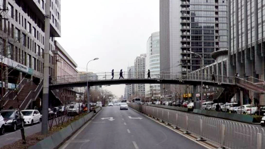 苏州街过街天桥