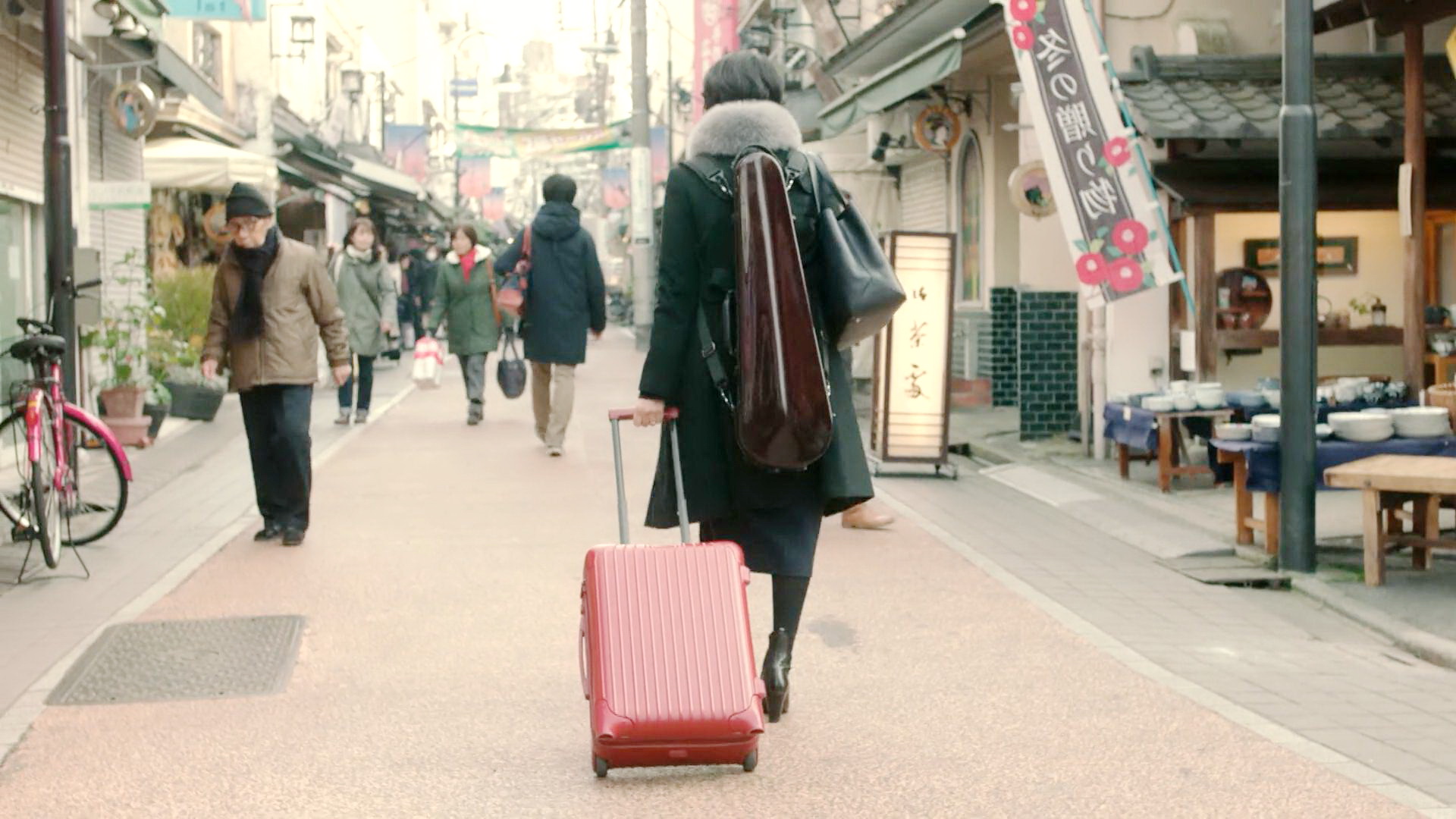 真纪回家路上