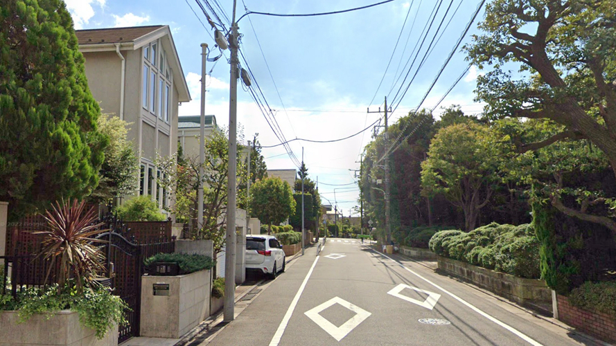 田园调布3丁目20西侧小路