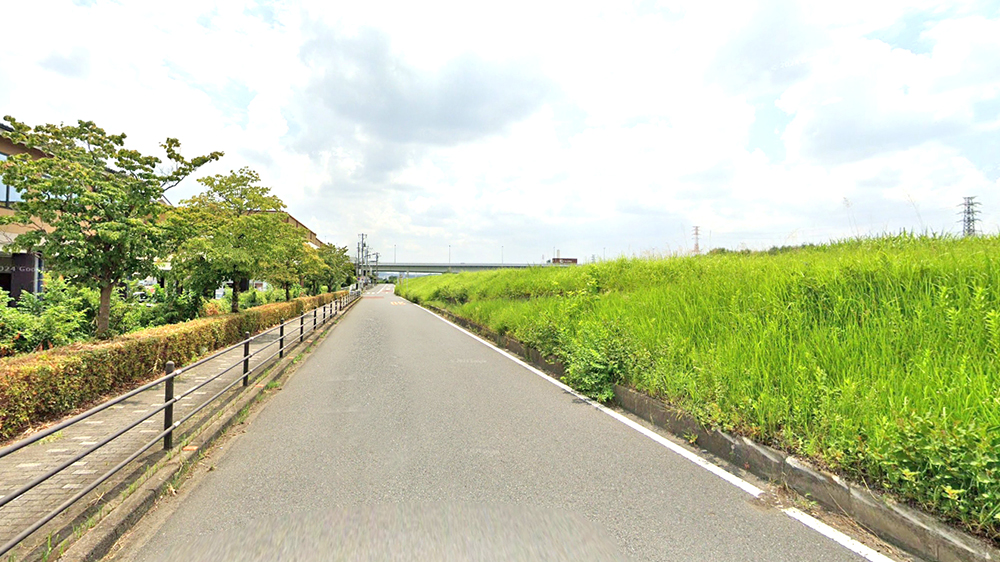 多摩川日落大道