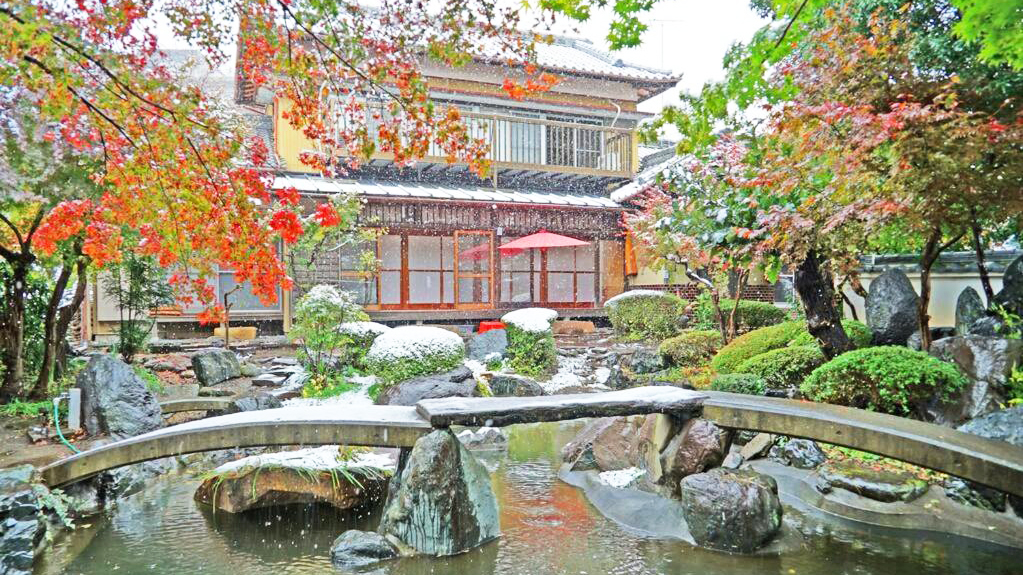 饭田屋日本庭园老民居