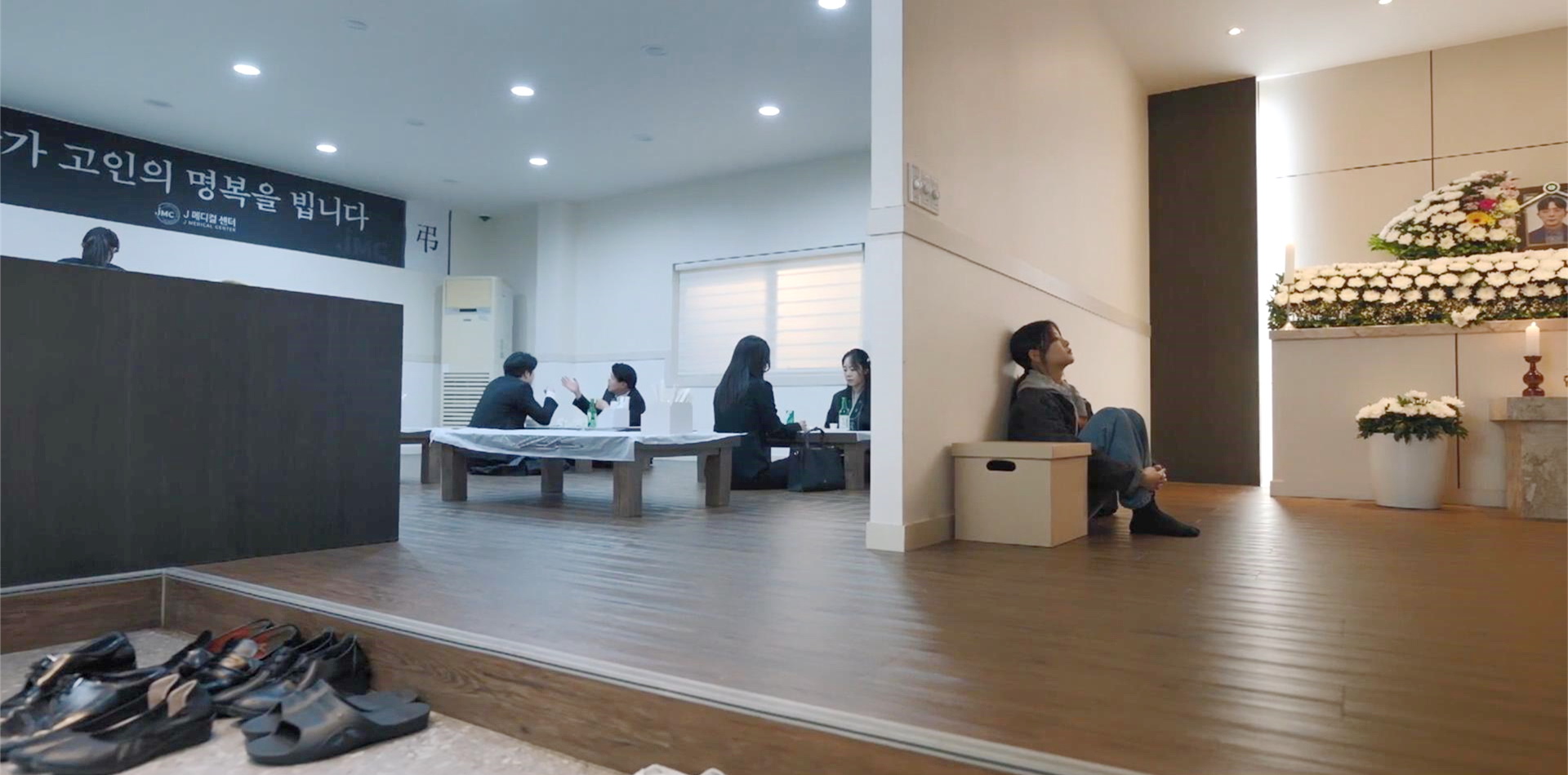 禹瑟琪父亲灵堂