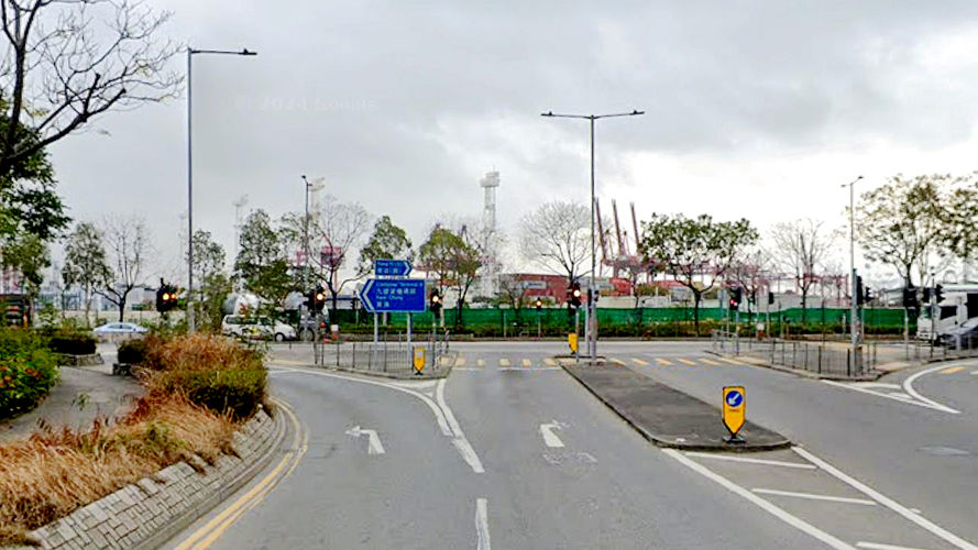 青鸿路与青衣路交叉口