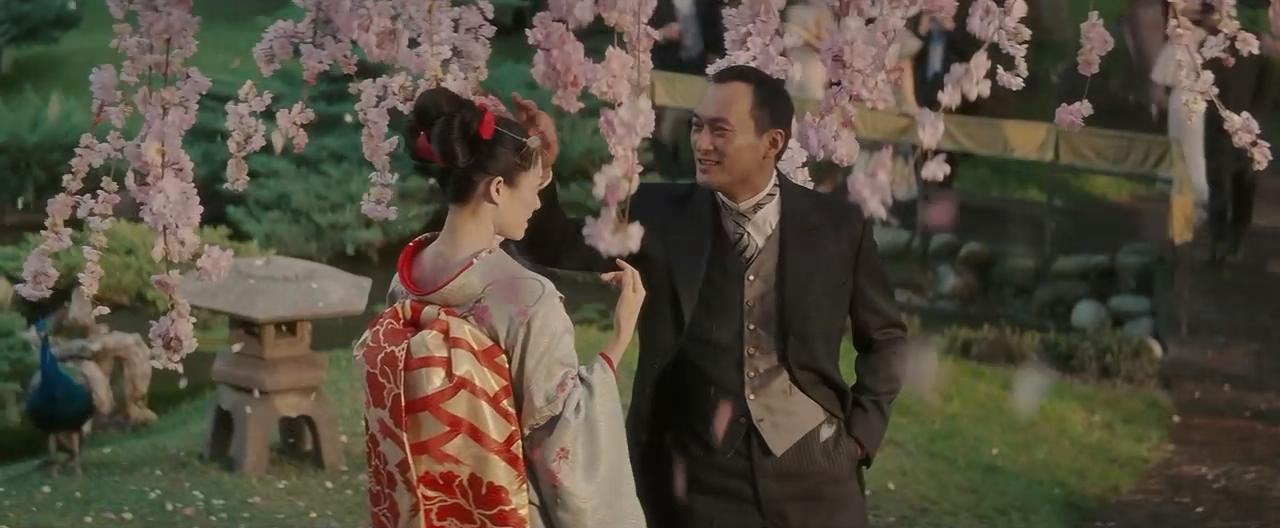 小百合出尽风头的赏樱庭院